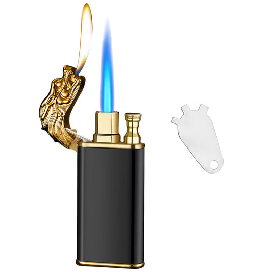 Customizable flame dragon lighter