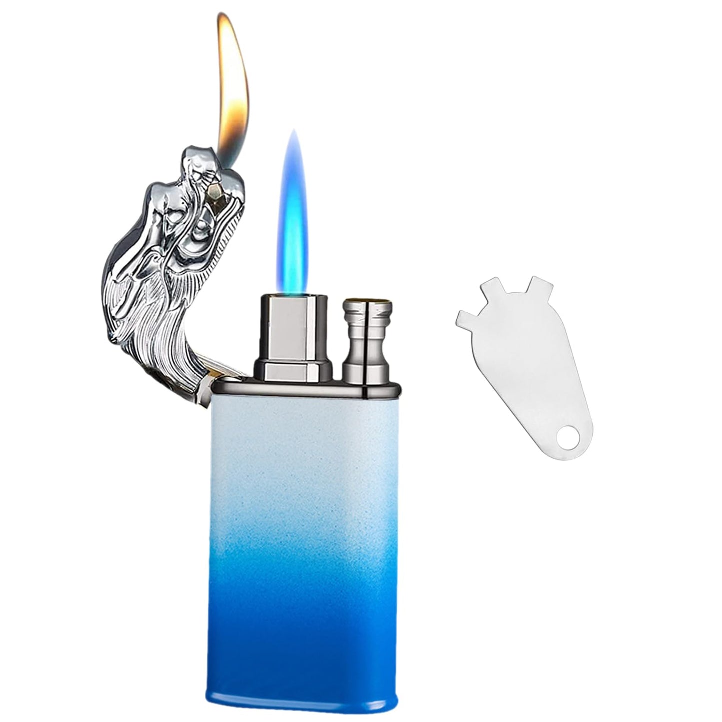 Customizable flame dragon lighter