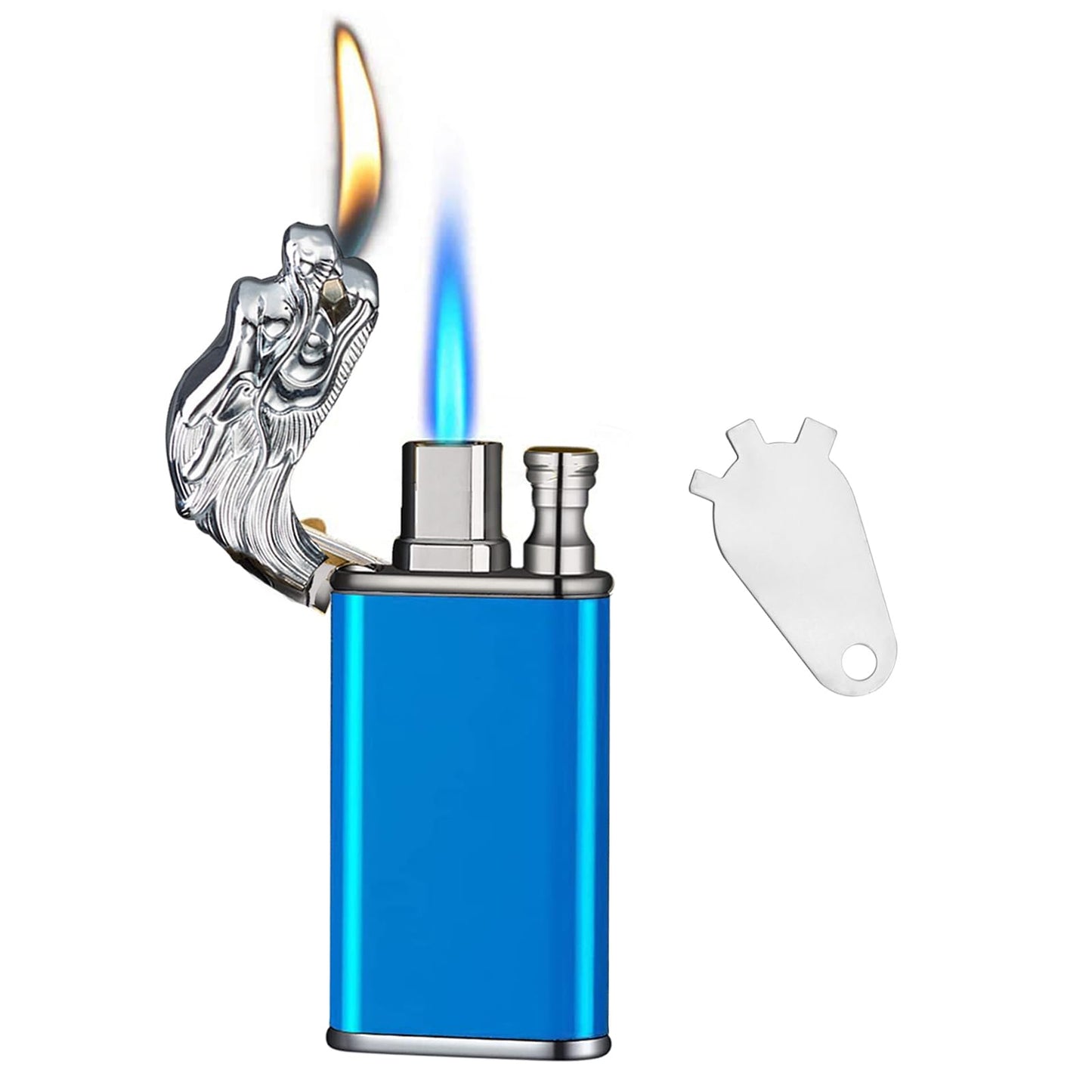 Customizable flame dragon lighter